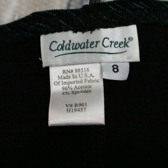 COLDWATER CREEK Green Sleeveless Shift Dress Sz 8 US Women - Picture 7 of 7